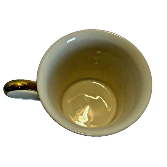 Lenox Dimensions Holiday Mug Holly & Berries Gold Trim - Picture 3 of 4